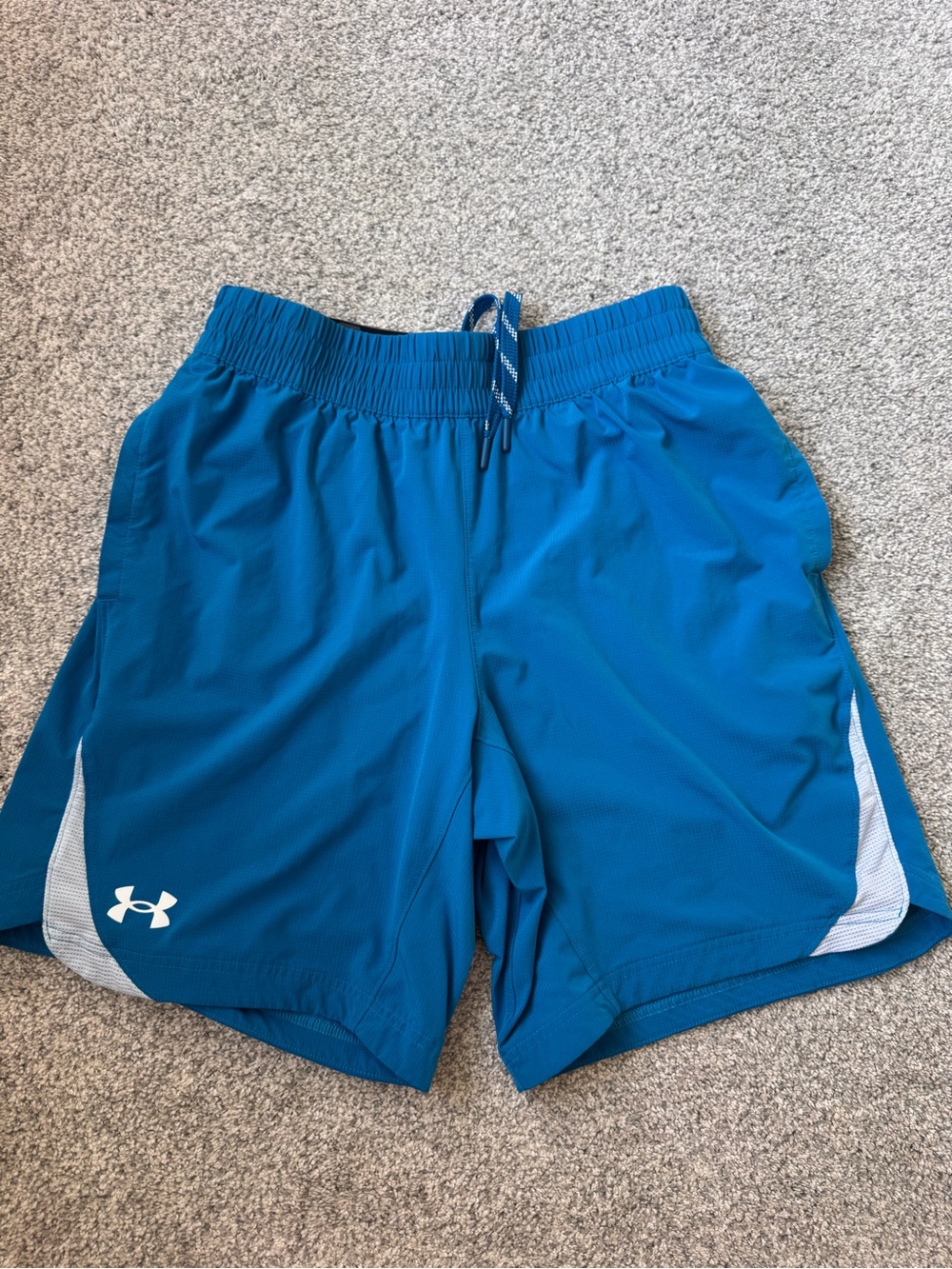 Under Armour Men's Teal Blue Performance Athletic Shorts